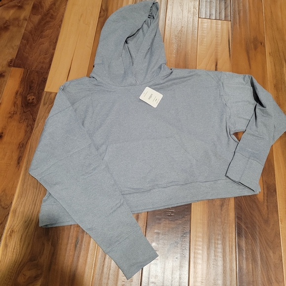 Fabletics Cloud Jersey Cropped Hoodie - Picture 4 of 9